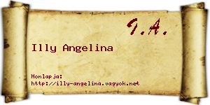 Illy Angelina névjegykártya